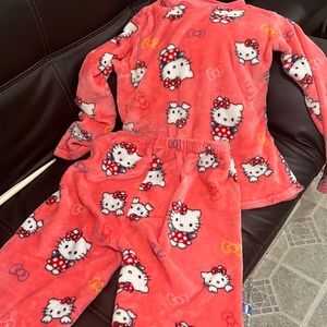 Hello kitty pink pajamas